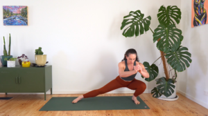 Mobility flow for postpartum - spinal movement, hips, hamstrings and squat mobility